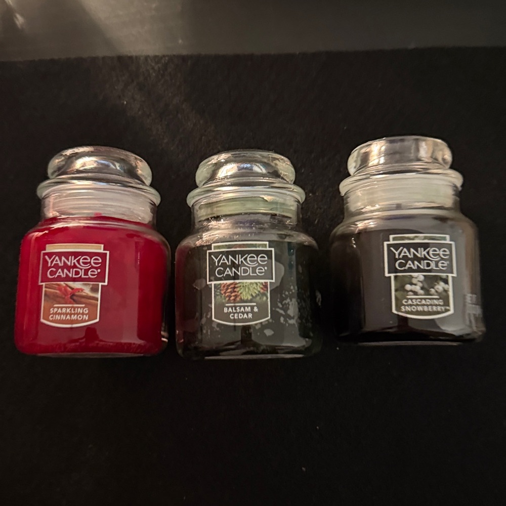 Yankee Candle Trio: Winter Scents - Never Burned